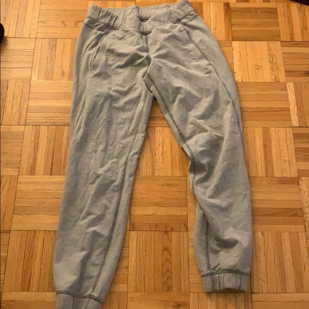 Grey lululemon joggers. Size 4